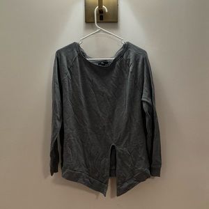 Cute gray crew sweatshirt cozy